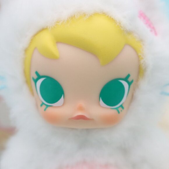 Baby Molly Pocket Friends White Cat Plush Keychain Pet My Head Pop Mart Open Box - Picture 2 of 10